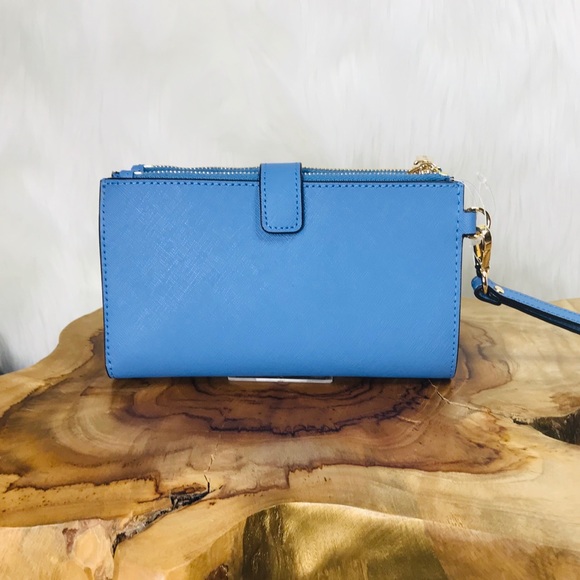 Michael Kors Jet Set Travel Double Zip Wristlet - Picture 4 of 8